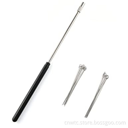 Reusable Laboratory Tools: Nichrome Wire Loop, Inoculating Loop, Rod, and Stainless Steel Inoculating Needle